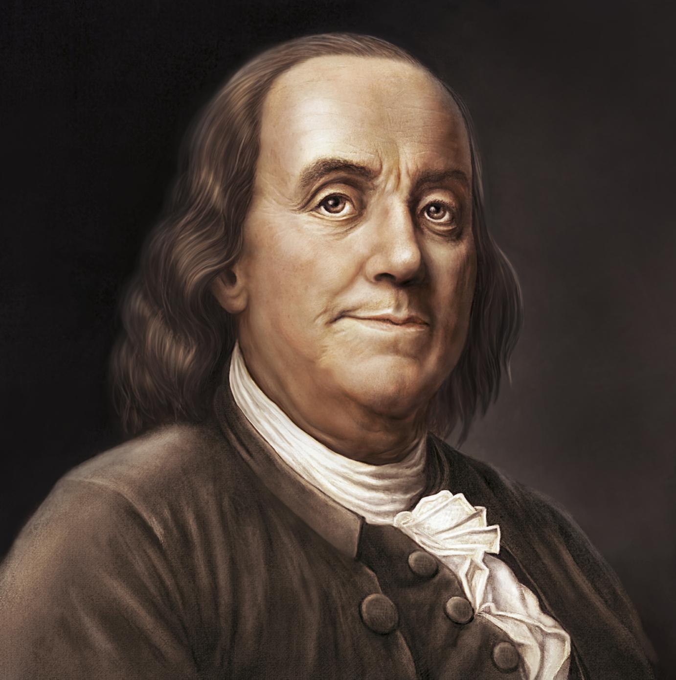 Бенджамин Франклин на стодолларовой купюре - деньги в США