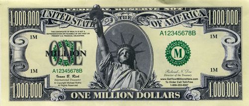 сколько получают пенсионеры в США - пенсия в Америке - как выглядит купюра в 1 миллион долларов - статуя свободы