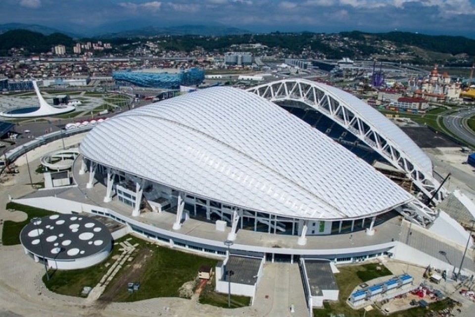 Как выглядит олимпийская арена возле Черного моря в Сочи фото - ЧМ по футболу 2018 в России